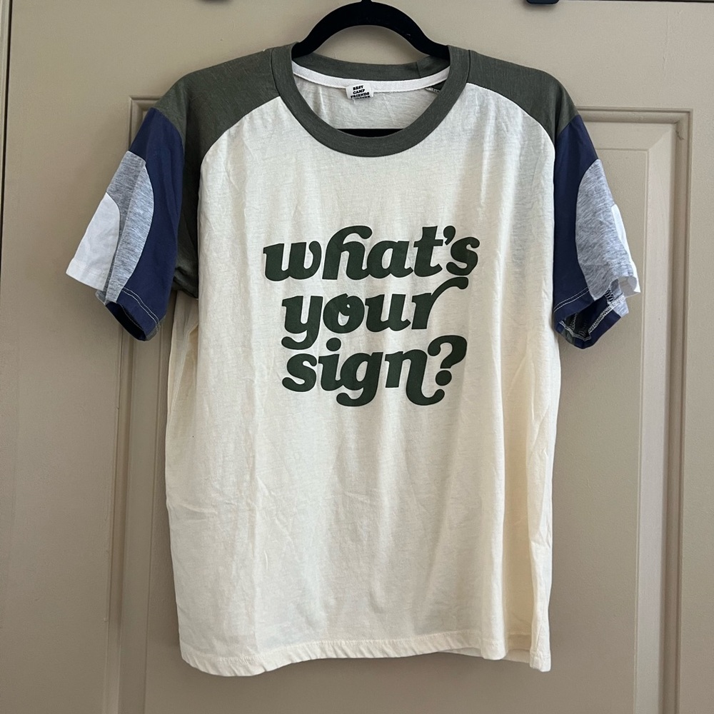Camp Collection What’s Your Sign Retro Zodiac Shirt